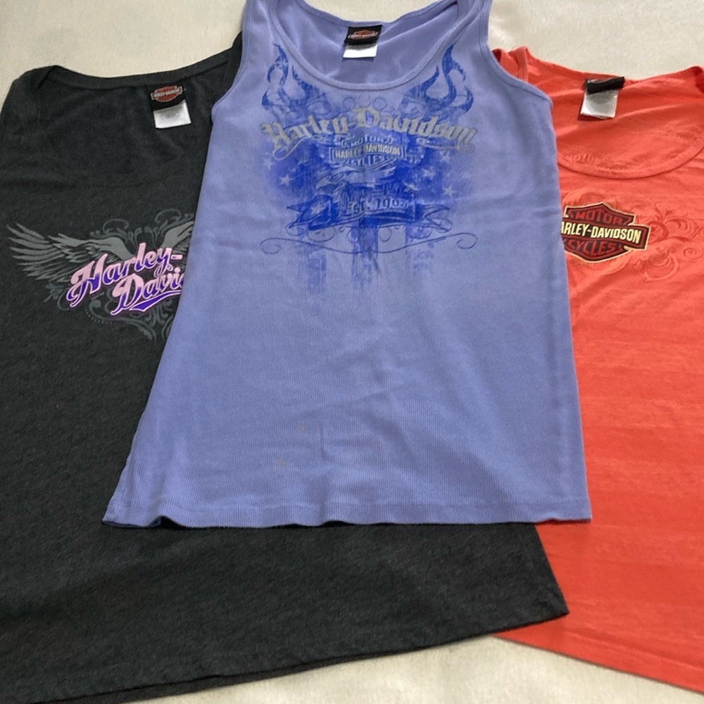 Lot Of 3 Harley Davidson Women’s Tank Tops - 2 XL & 1 XXL